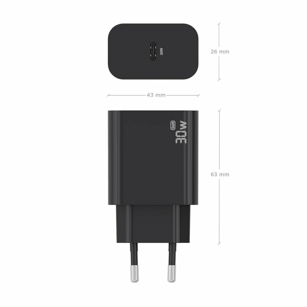 Wall Charger Aisens A110-0941 Black 33 W 50 W