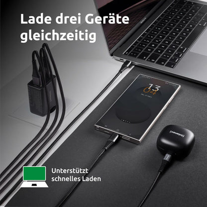 Wall Charger INTENSO W65ACC Black 65 W