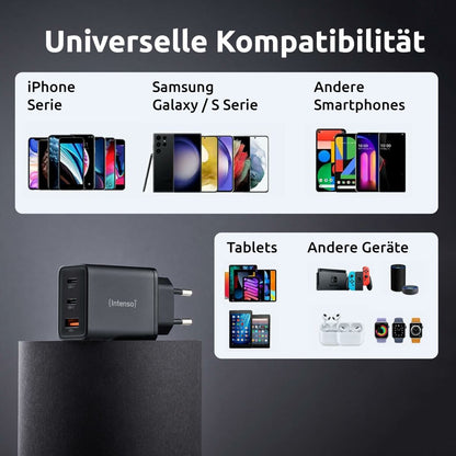 Wall Charger INTENSO W65ACC Black 65 W