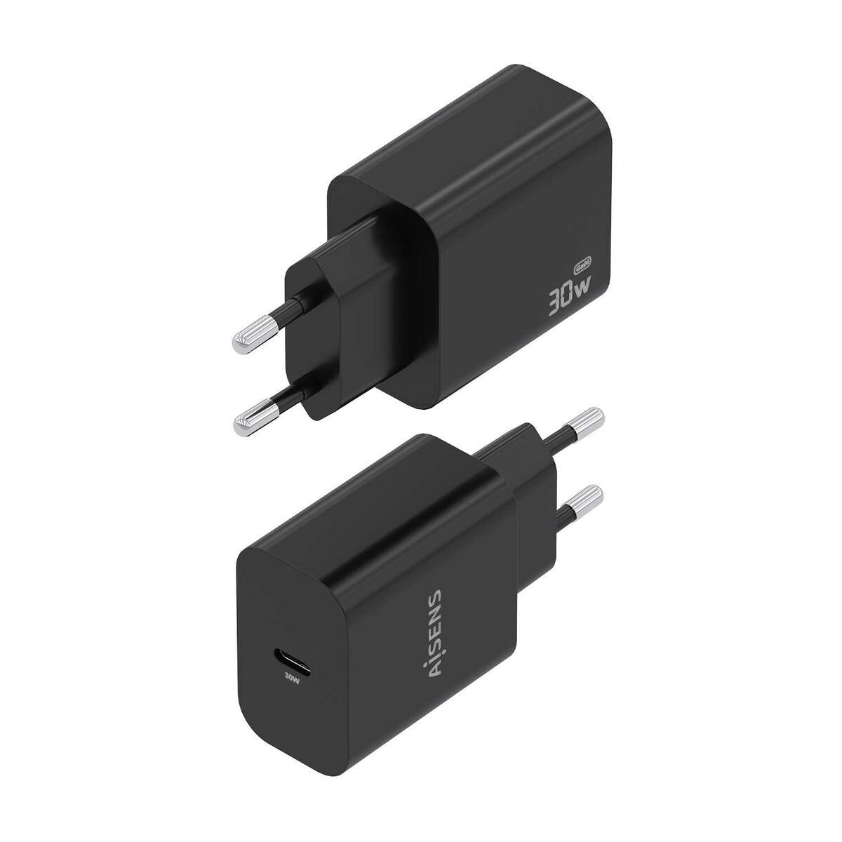 Wall Charger Aisens A110-0941 Black 33 W 50 W
