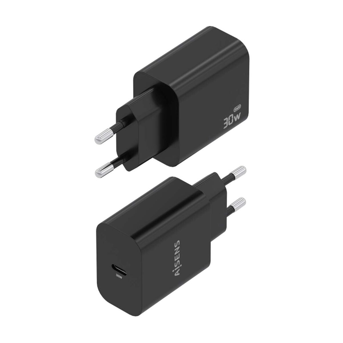 Wall Charger Aisens A110-0941 Black 33 W 50 W