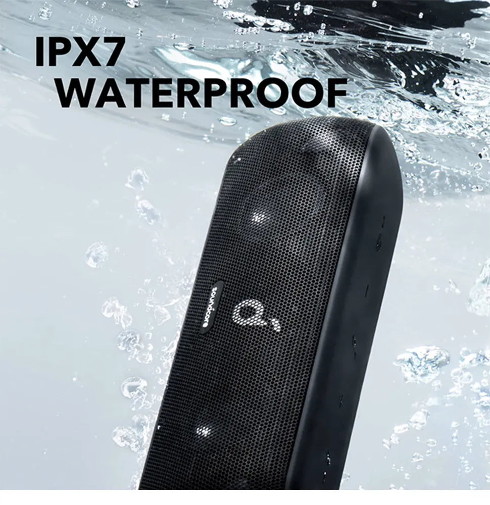 Anker Soundcore Motion+ Bluetooth Speaker - Hi-Res 30W Audio, Extended Bass & Treble, Wireless HiFi Portable Speaker