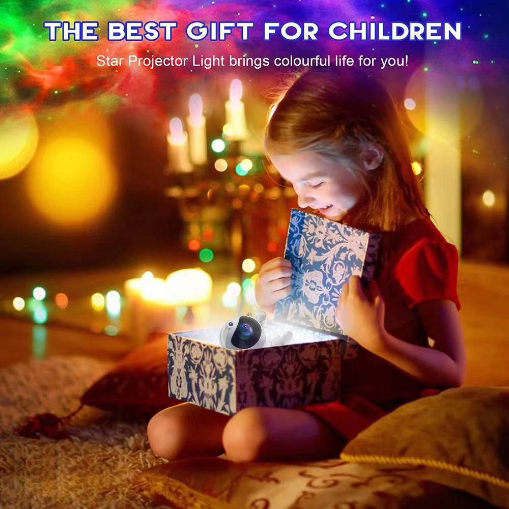 NNEDSZ Astronaut Galaxy Projector Night Light with Remote Control(Rocket)